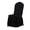 Black, variant on BingTong Dining Room Chair Covers, Stretch Parsons Slipcovers With Skirt Super Fit Spandex Chair Seat Protector Cover for Dining Room, Hotel, Ceremony 16*16*37In 1pcs Gray
