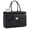 Black Embossed, variant on LOVEVOOK Laptop Tote Bag for Women - PU Leather Vintage Work Tote Bag,Waterproof Business Teacher Bag with Large Cup Holder