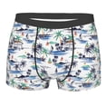 thumbnail image 4 of Goofa Hawaii Palms Printed Men's Boxer Briefs Underwear, Moisture-Wicking Underwear, Trunk,Soft and Breathable Cotton Underwear-X-Large, 4 of 9