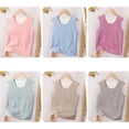 thumbnail image 6 of XXWXYD Girls Thermal Sleeveless Vest, Cute Velvet Waistcoat with Warm Winter Tank Top, Soft Undershirt for Kids, 6 of 9