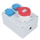 thumbnail image 5 of TICFOX-enchufe De Pared Resistente Al Agua IP44, 2 Uds., 16A, 250V, Salida UE, 1 Uds., 32A, 5 Pines, Salida CEE, Caja De Receptáculo Industrial Para Uso En Exteriores, 5 of 8