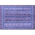 thumbnail image 1 of Ahgly Company Machine Washable Indoor Rectangle Abstract Blue Modern Area Rugs, 8' x 12', 1 of 4