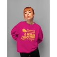 thumbnail image 2 of Weekend Forecast Graphic - Churro Fun Design Women's Sweatshirt, 2 of 4