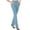 Light Blue, variant on Women's Straight Leg Dress Pants Wide Leg Pants for Women Casual Work Pants Crossover High Waisted Yoga Pants with Pockets Black L