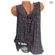 thumbnail image 1 of Camiseta sin mangas con cuello en V sin mangas para mujer, chaleco suelto, camiseta de verano, negro, 3XL Kearding AP001998-12, 1 of 5