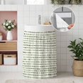 thumbnail image 4 of Sage Green Polka Dots Cabinet Curtain 28"W x 51"L, Modern Abstract Art Aesthetics Dust-Proof Privacy Curtain for Closet Shelves Self Adhesive, Sink Skirt for Bathroom Vanity Kitchen Laundry Room, 4 of 9