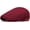 Burgundy, variant on Mens Breathable Mesh Summer Hat Adjustable Flat Cap Newsboy Beret Ivy Cap Irish Cabbie Fishing Hats