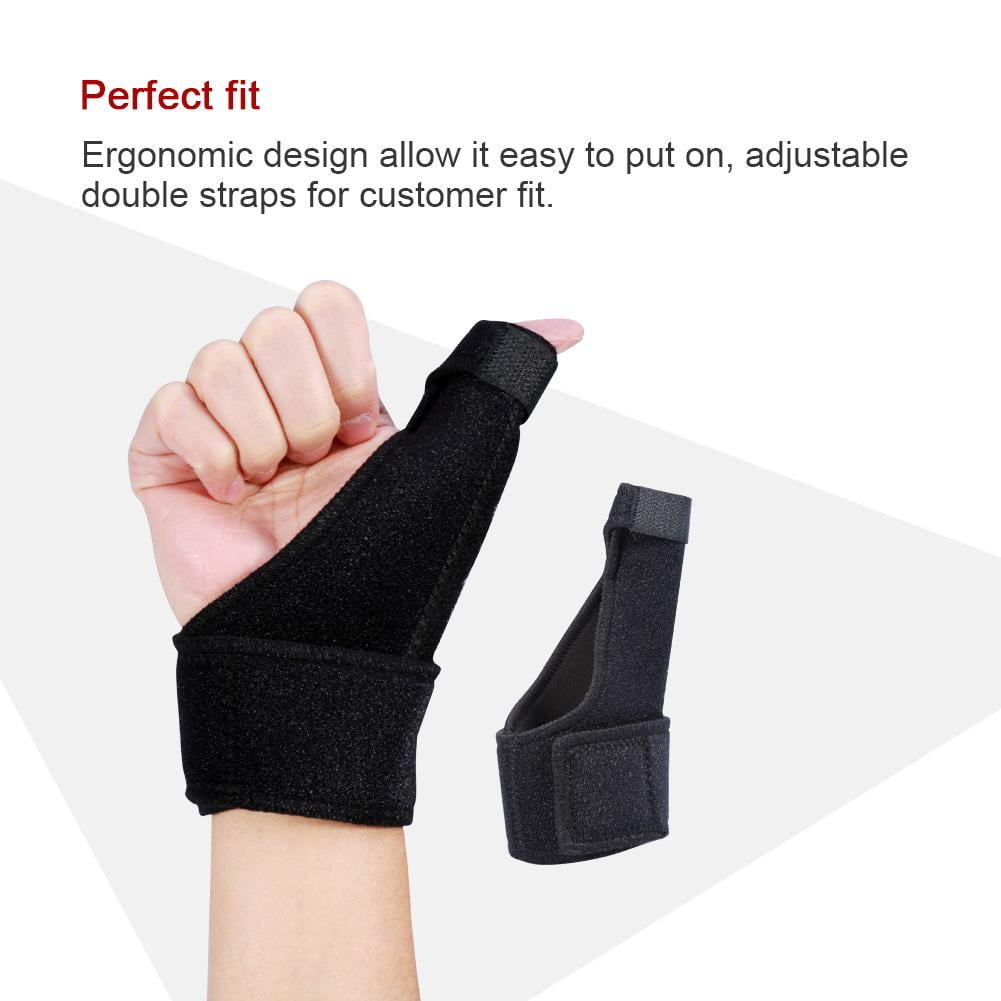 Sonew Adjustable Aluminium Finger Splint Hand Support Recovery Brace