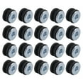 thumbnail image 2 of 20Pcs Motorcycle Rubber Grommets Kits Motorcycle Windshield Bolts for Fairings Rubber,20 x Rubber Grommet,Black & Silver, 2 of 8