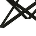 thumbnail image 4 of 36 Inch Modern Round Coffee Table with Star Crossed Legs, Gray, Black, 4 of 5