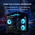 thumbnail image 3 of ICEWOLF Gaming Desktop, AMD Ryzen 7 5700G, 16GB DDR4, 1TBSSD, Windows 11 ,Black, 3 of 8