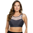 thumbnail image 4 of Women's Parfait P5542 Active Breeze Wireless Sports Bra (Black 32DD), 4 of 9