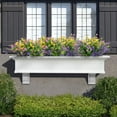 thumbnail image 4 of 12 Pcs Artificial Flowers Outdoor, Faux Artificial Plants UV Resistant Plastic Flower Bulk for Hanging Planter Porch Window Home Wedding Fall Summer Decor, 4 of 8