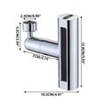 thumbnail image 3 of Rbaofujie Robinet de Cuisine Sortie Universelle à Bulles Rotatives Extension Pressurisée Buse d'Eau Joint Universel, 3 of 9