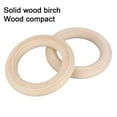thumbnail image 4 of Solid Birch Wooden Gymnastics Rings Pair for Effective Fitness Training, 4 of 12