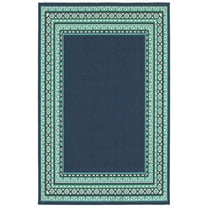 Avalon Home Mackay Bordered Traditional Indoor/Outdoor Area Rug