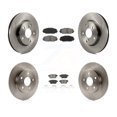 thumbnail image 1 of Transit Auto Front Rear Disc Brake Rotors and Semi-Metallic Pads Kit for Car 2008-2015 Scion xB K8S-101325, 1 of 11