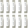 thumbnail image 3 of Mascot Hardware Flat Bar 3-3/4 In. (96Mm) Satin Nickel Drawer Pull - Pack of 20, 3 of 3