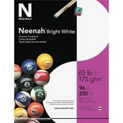 Neenah Paper-1PK Bright White Card Stock, 96 Bright, 65 Lb Cover Weight, 8.5 X 11, 250/Pack