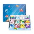 thumbnail image 3 of 12 paquetes de bombas de baño infantiles, bombas de baño orgánicas naturales, juguetes de baño para niños, regalos de cumpleaños para niños, esponja de baño, 3 of 9