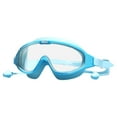 thumbnail image 2 of Gafas de natación para niños, gafas de piscina, protección total, a prueba de fugas, visión amplia, de piscina, de natación para niñas y niños. Azul, 2 of 8