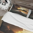 thumbnail image 4 of Designart 'Indefinite Wooden Pier to Gloomy Sea' Bridge Duvet Cover Set, 4 of 4