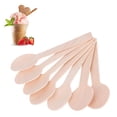 thumbnail image 4 of Mini Wooden Spoons, 100PCS One Time Use Wooden Spoons Mini Kitchen Ice Cream Dessert Spoon Tableware 10CM, 4 of 9