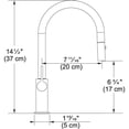 thumbnail image 2 of Franke Ffp31 Ambient 1.75 GPM Single Hole Kitchen Faucet - Chrome, 2 of 2