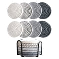 thumbnail image 5 of 8pcs Woven For Drinks Absorbent Set With, 5 of 5