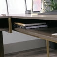 thumbnail image 6 of Sauder International Lux L-Shaped Desk, Diamond Ash Finish, 6 of 12