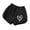 Black, variant on Summer Girls Shorts Loose Fit Casual Short Pants Everyday Comfort for Play Size:12-24 Months
