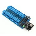 thumbnail image 1 of Módulo de control Ethernet Red LAN WAN Servidor WEB Puerto RJ45 Relé de 16 canales, 1 of 11