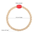 thumbnail image 4 of 10 Pcs Ring Toss Rings Throwing Ring Toys Kids Ring Toss Toy Toss Rings Replacement For Carnival Party Garden Game, 4 of 8