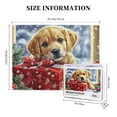 thumbnail image 5 of 500 pcs Christmas gift & puppy Craft Wooden puzzles for adults 500 pieces,Unique Artwork for Adults,Funny Animal Art Christmas gift & puppy Puzzle,Great for Relaxation and Display for Puzzle Lovers, 5 of 6