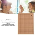 thumbnail image 4 of Macrame Board, Double Side Grids Lightweight Macrame Project Braiding Board Easy To Clean Time Saving Cork  for Beginners, 4 of 7