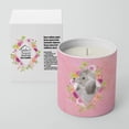 thumbnail image 2 of Caroline's Treasures Caniche Standard Gris Fleurs Roses 10 oz Pot de Soja Décoratif-Bougies, 2 of 2