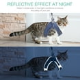 thumbnail image 3 of ORIA Cat Harness and Leash for Walking, Pet Harness, Soft Adjustable Vest Harnesses with Reflective Strips and Chest Strap, Easy Control Breathable Jacket for Dog Cat, Blue, XXS, 3 of 7