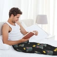 thumbnail image 5 of Bixox Men's Faces Of The Cat Patterned Pajama Pants with Pockets Lounge Clothes for Home, 5 of 5