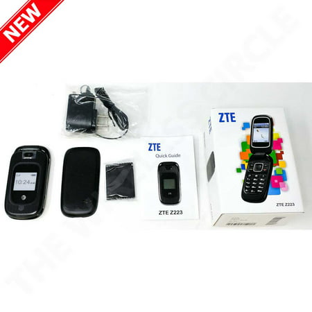 New Z223 3G GSM Unlocked 2.0 Bluetooth, 900 mAh Battery Flip Phone with Camera - Black by (Best New Flip Phones)