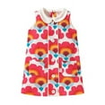 thumbnail image 3 of Bellafa 2-7 Years Little Girls Cotton Dress Sleeveless Casual Summer Sundress Flower Printed Jumper Skirt, 3 of 5
