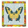 thumbnail image 3 of Ambesonne Colorful Shower Curtain, Frame Spring Garden, 69"Wx70"L, Multicolor, 3 of 5