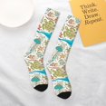 thumbnail image 6 of Bingfone Compression Socks for Women and Men Long Socks for Running Athletic Cycling Nurse-Wild Sea Life, 6 of 8