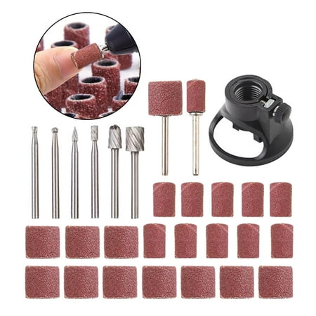 

Sanding Drum Including 20 Pieces Drum Sander Sanding Sleeves And 2 Pieces Drum Mandrels with for Woodworking Rotary Tool