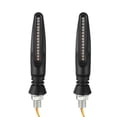 thumbnail image 4 of Motorcycle LED Lights High Bright Turn Signal Indicator Lights Front Rear White Day Running Lights Flowing Brake Lamps B, 4 of 5