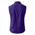 thumbnail image 5 of Mens Linen Sleeveless Button Down Collared Tank Tops Summer Casual Beach Muscle Tanks Cut Off Casual Tops with Pocket, 5 of 6