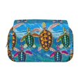 thumbnail image 2 of Easygdp Little Sea Turtles para Estuche de Lápices con Tapa Flip, Suministros de Oficina y Universidad para Adolescentes y Adultos, 2 of 7