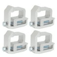 thumbnail image 1 of 4Pcs Truck Topper Cap Clamps Universal Mounting Clamps Truck Caps Silvery Truck Cap Clamps for Truck Pickup, 1 of 9