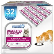 Forza10 Wet Cat Food Digestive Support, Fish Salmon Cat Food Flavor, Sensitive Stomach Wet Cat Food for Adult Cats with Gastrointestinal and Digestive Problems (32 Pack)