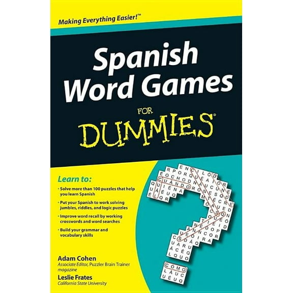 For Dummies Spanish Word Games for Dummies, (Paperback)