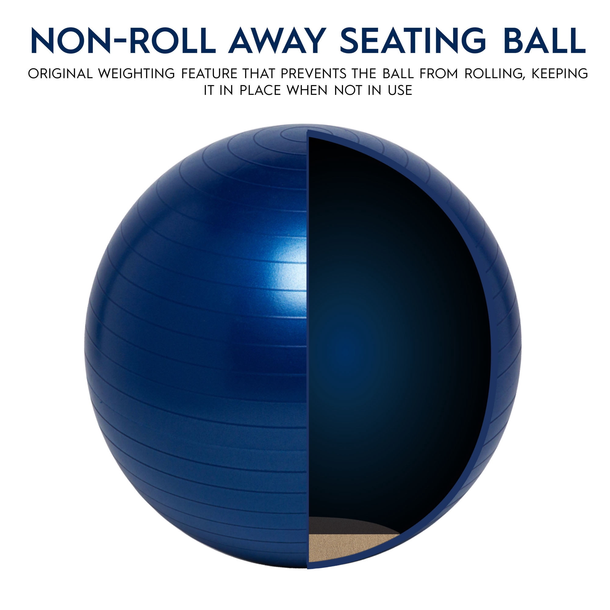 Bouncybands® Balance Ball 65cm Blue